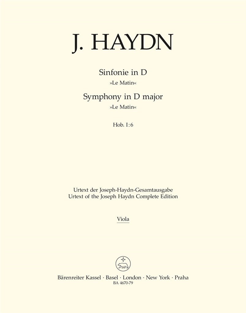 Symphony in D major No. 6